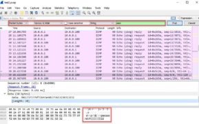 what do you look for in a wireshark pcap